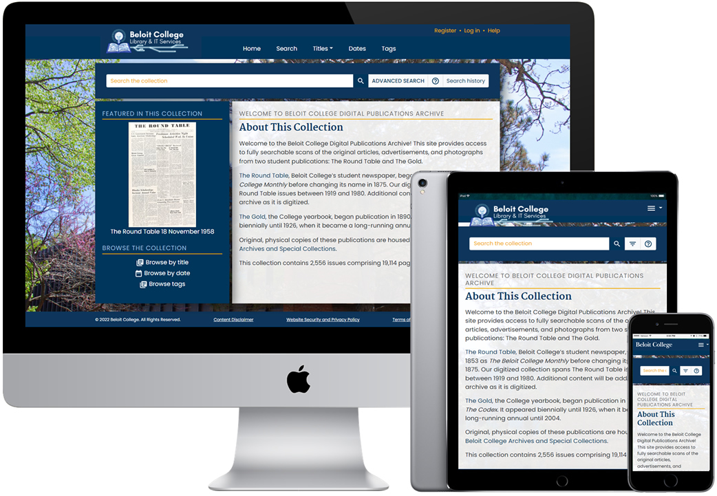 Beloit College launches Student Newspaper Collection on Veridian