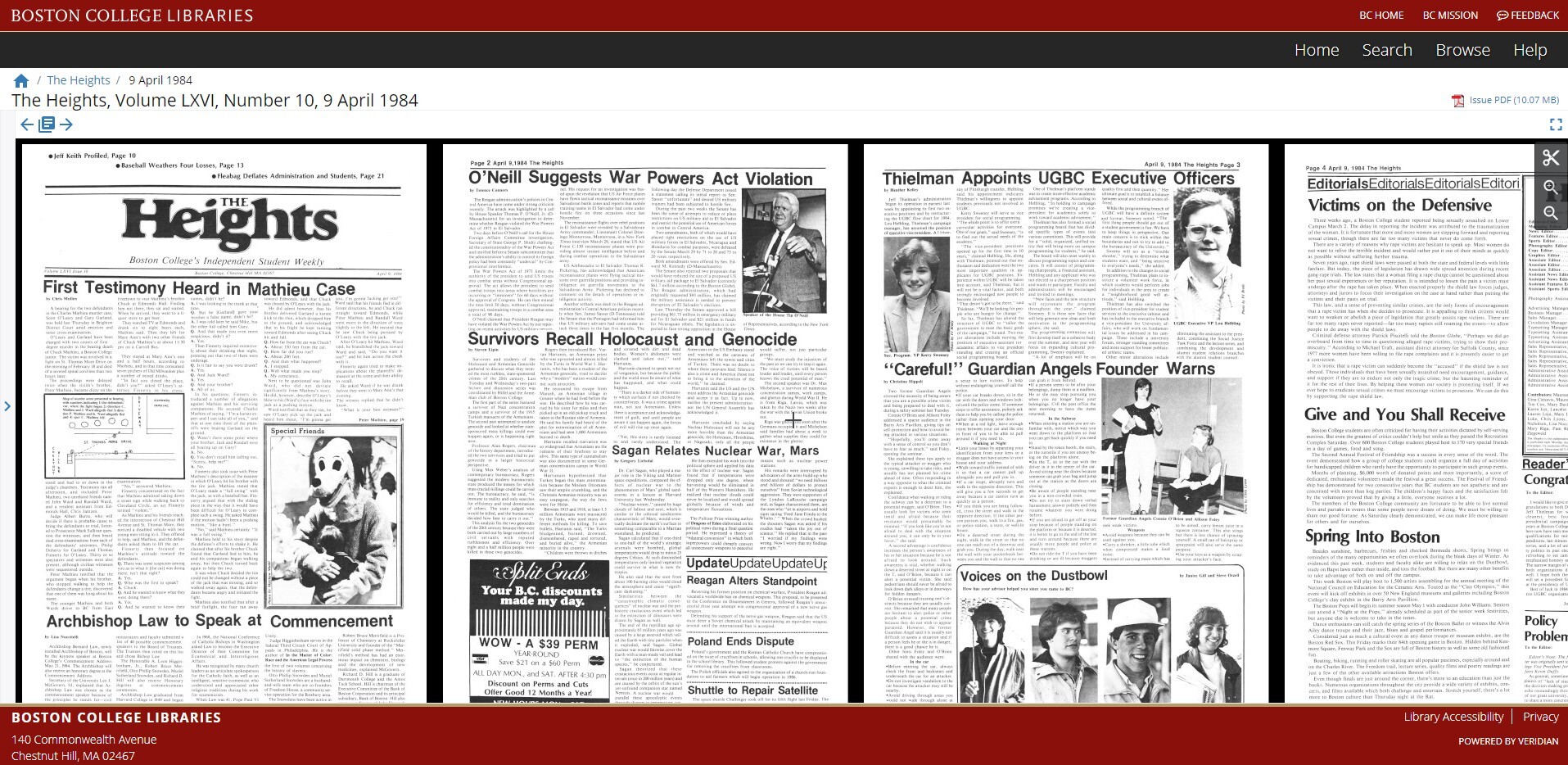 Boston College Newspapers