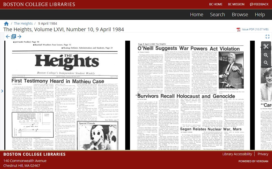 Boston College Newspapers