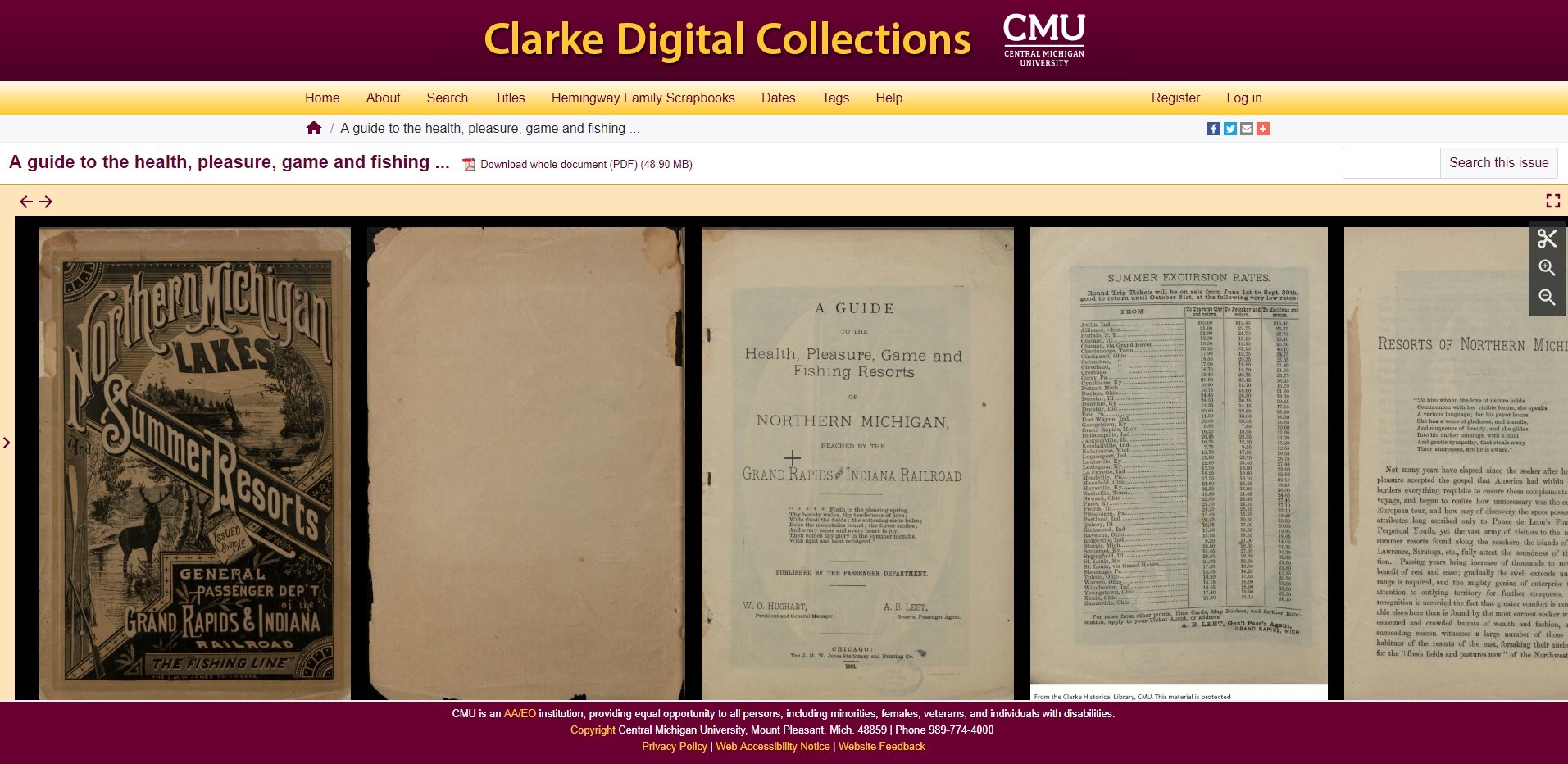 Central Michigan University - Clarke Digital Collection