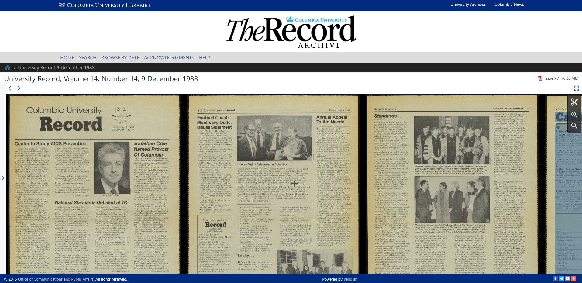 Columbia University - The Record Archive