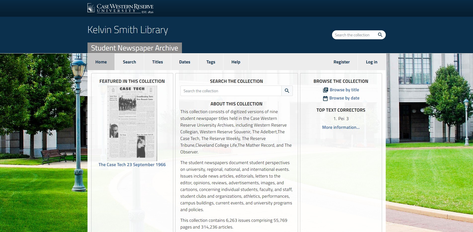 Case Western Reserve University - Student Newspaper Archive