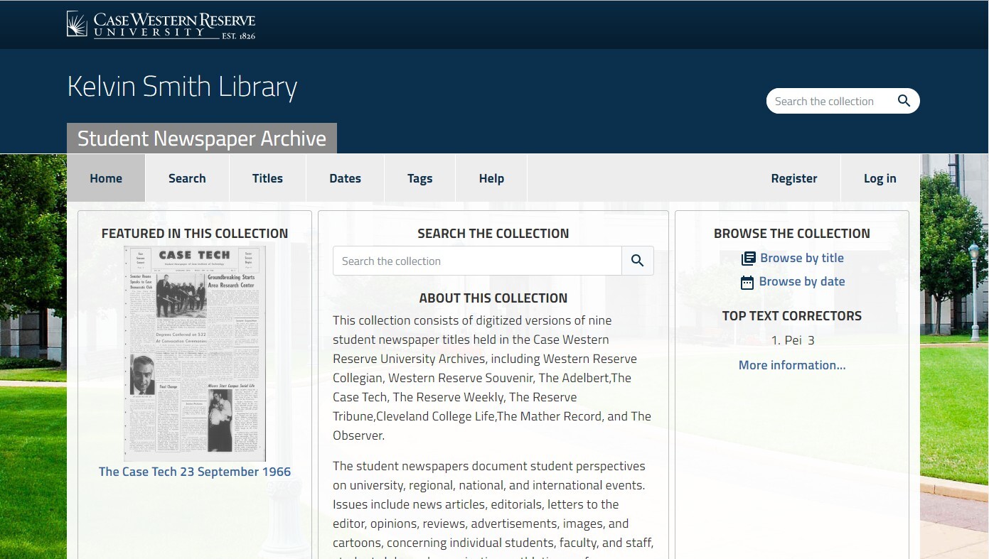 Case Western Reserve University - Student Newspaper Archive