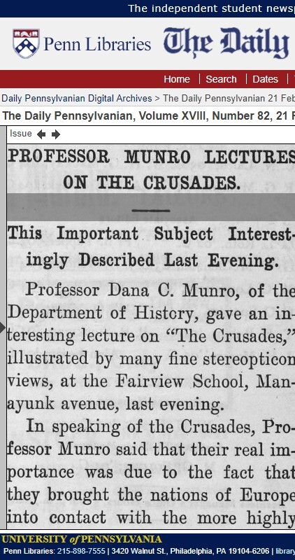 University of Pennsylvania - Daily Pennsylvanian Digital Archives