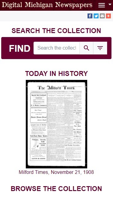 Central Michigan University - Digital Michigan Newspapers