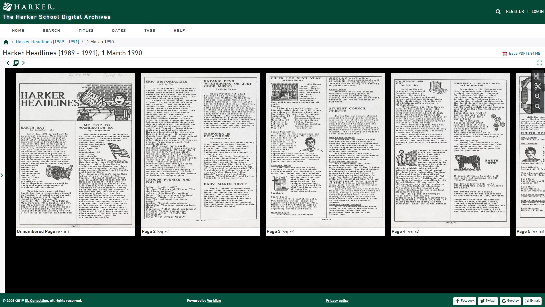 The Harker School Digital Archives