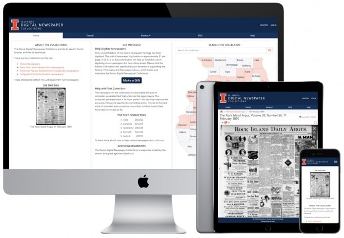 The Illinois Digital Newspaper Collection