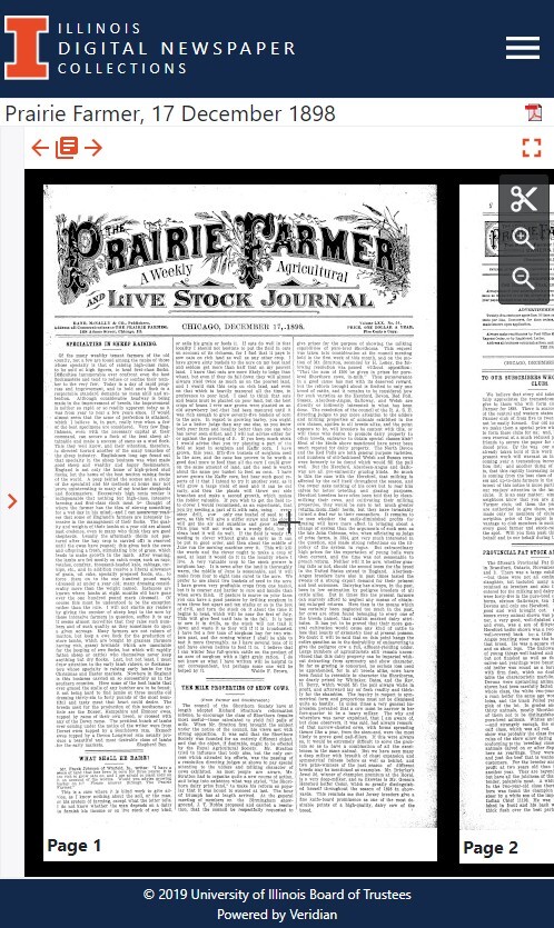 University of Illinois at Urbana-Champaign - Illinois Digital Newspaper Collections