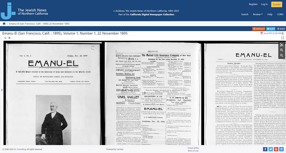 The Jewish News of Northern California