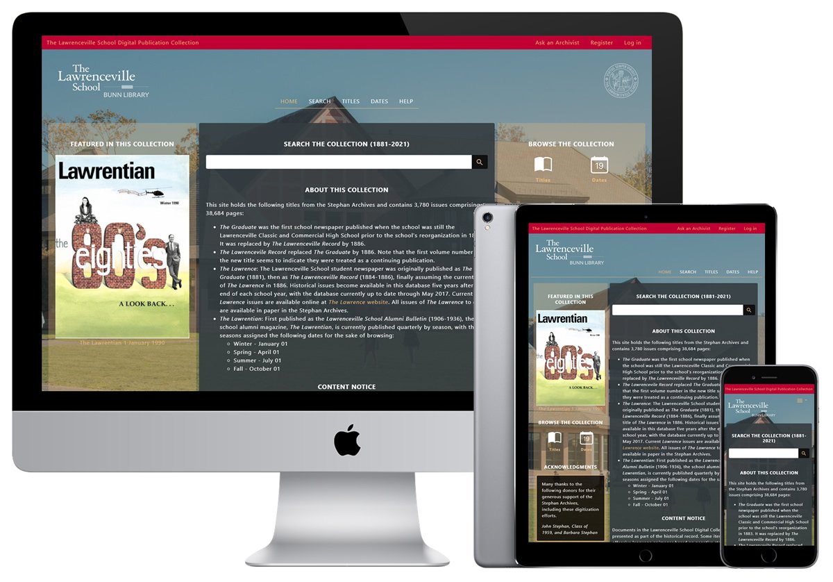 Lawrenceville School Digital Archive Collection