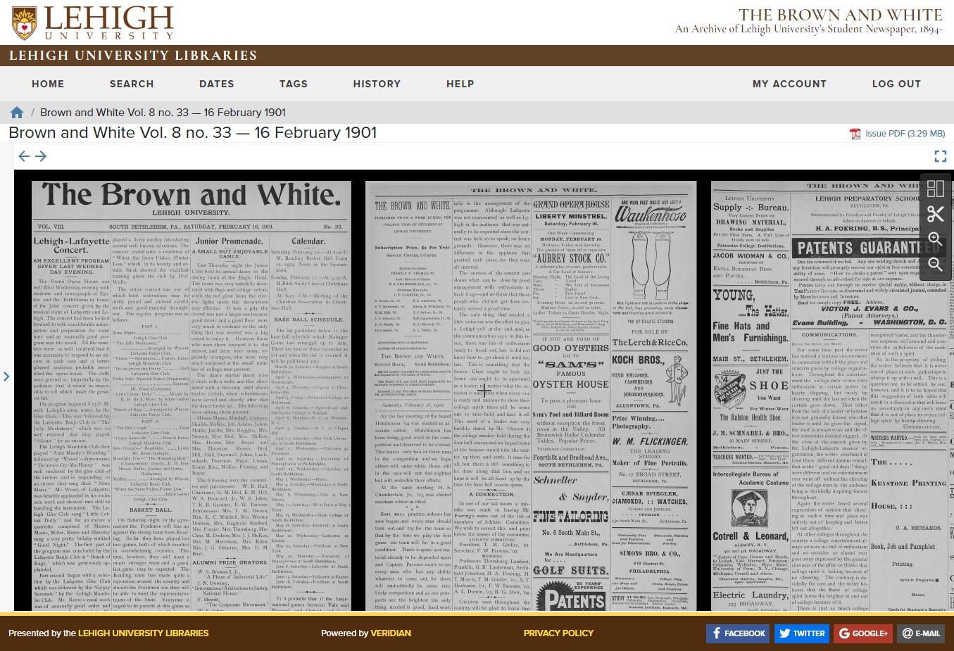 Lehigh University - The Lehigh Digital Archives
