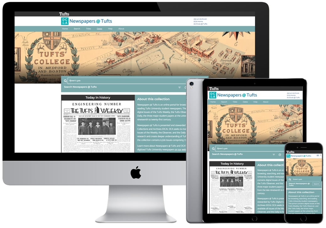 Student Newspaper Collection Launches for Tufts University