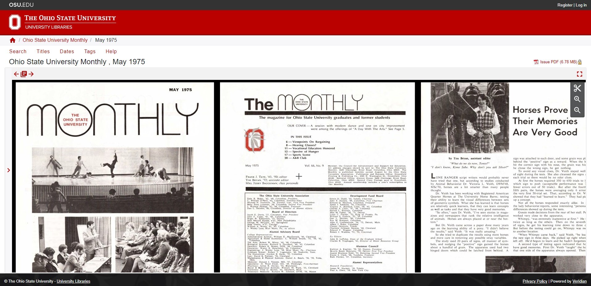 The Ohio State University Newspaper Archives