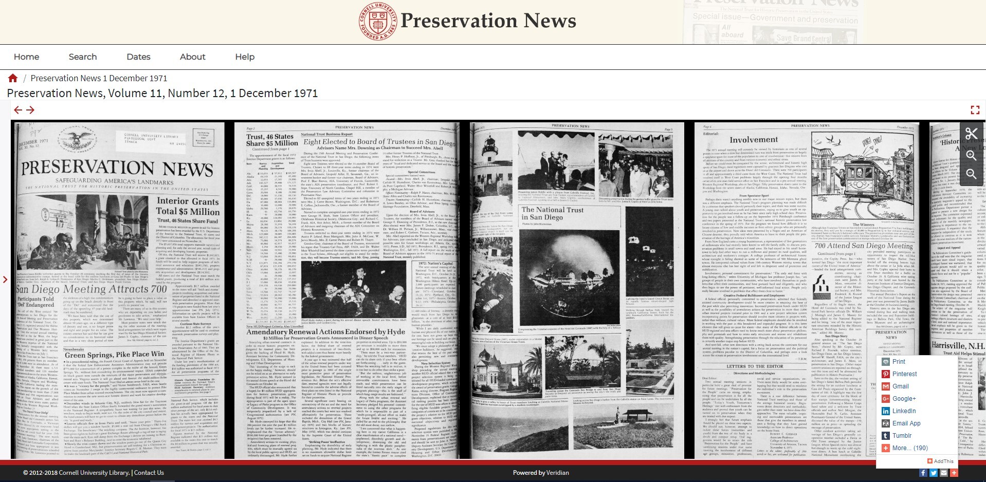 Cornell University - Preservation News