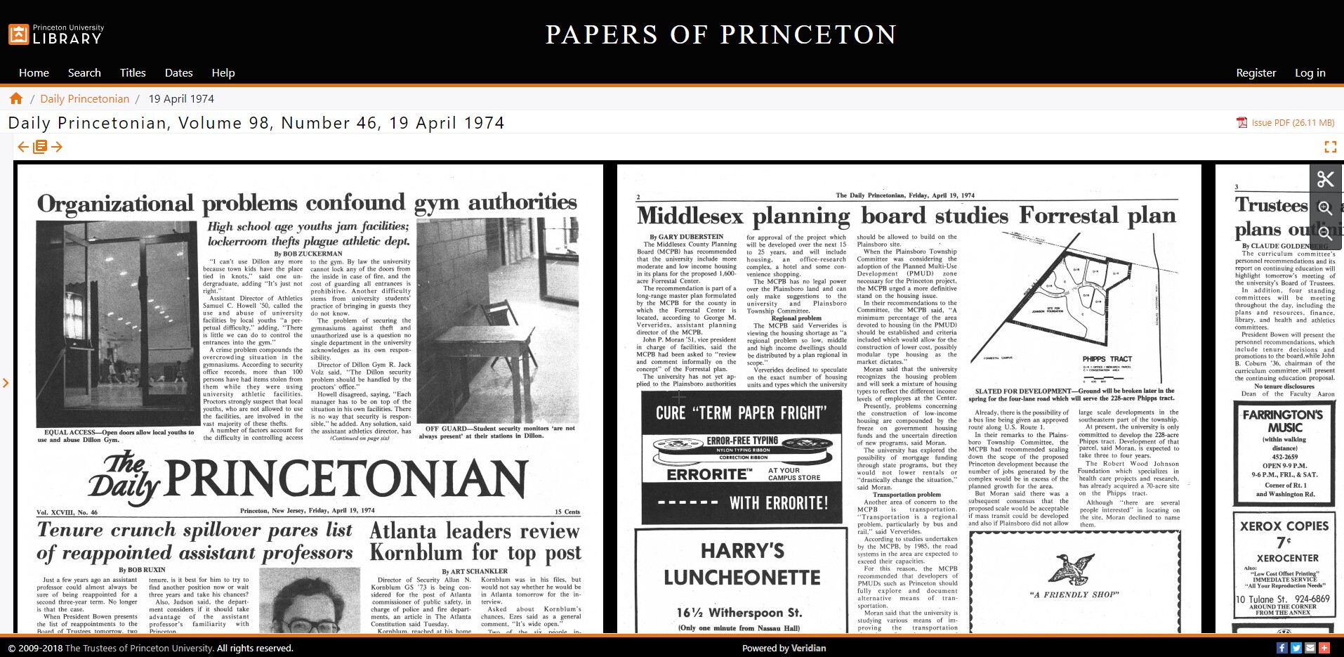 Princeton University - Papers of Princeton