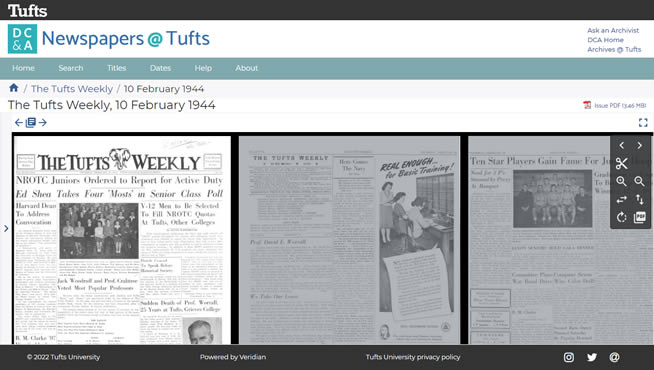 Tufts University - Newspapers @ Tufts