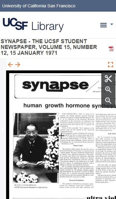 University of California San Francisco - Synapse Archive