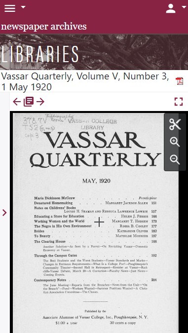 Vassar College - Vassar Newspaper Archives