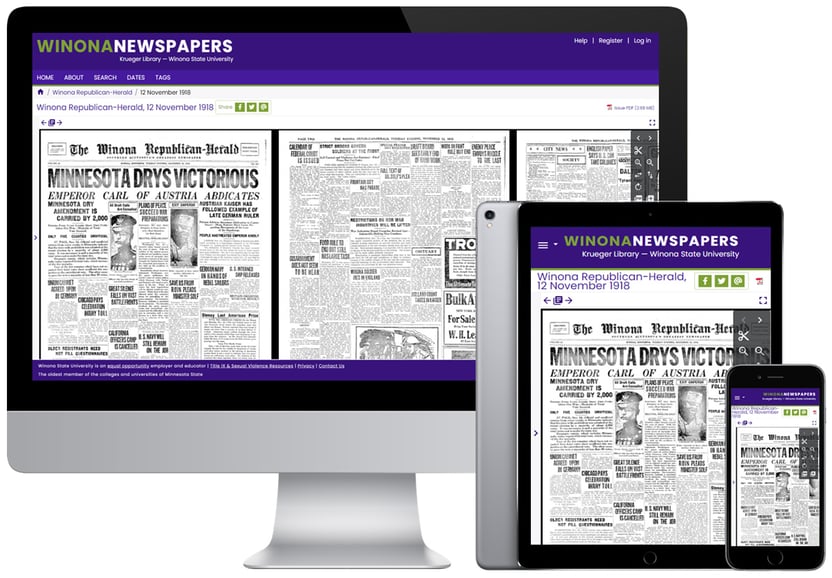 Winona State University Digital Newspaper Collection