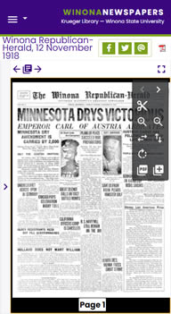 Winona State University - Winona Newspapers