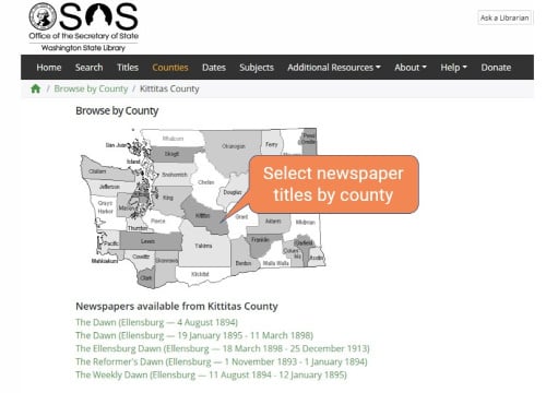 WSL county browser: