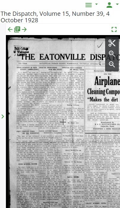 Washington State Library - Washington Digital Newspapers