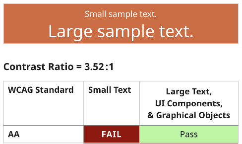 Orange and White Contrast