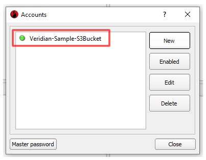 Upload Data to Veridian Using DragonDisk