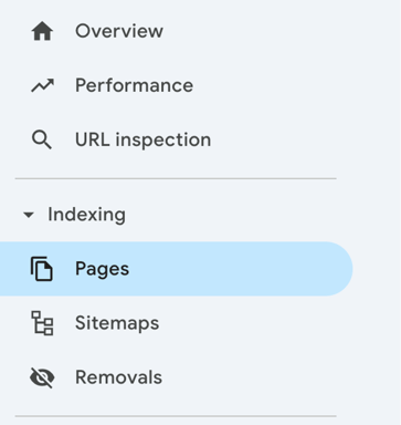 Search Console Indexing