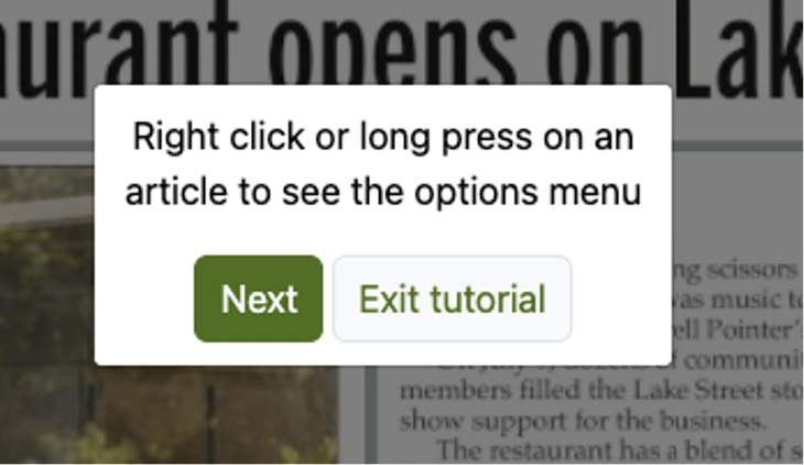 Veridian Tutorial Access All Options Shortcut